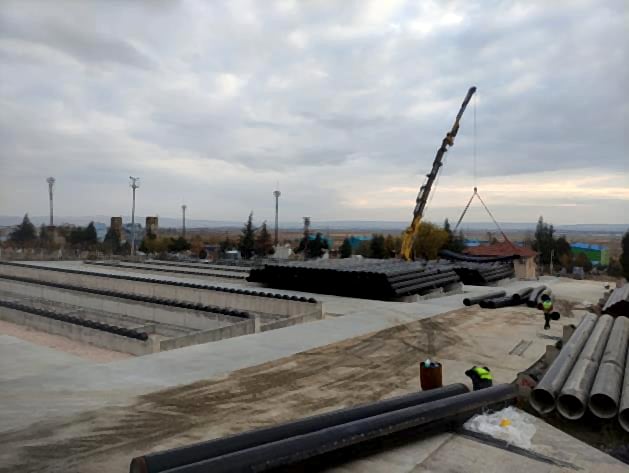 Eskişehir Kompresör İstasyonu Boru Stok Sahası